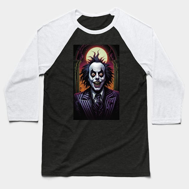 Joker Surprise Baseball T-Shirt by Grave Digs